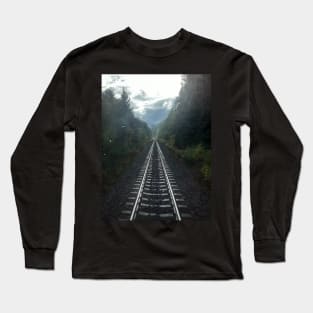 Headed West on the Train Long Sleeve T-Shirt